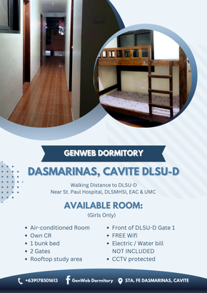 Dormy 501 - GENWEB DORMITORY - LA SALLE DASMA