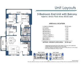 Dormy 617 - 3 BR Fully Furnished Condo Lumiere Residence in Pasig