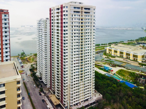 Dormy 805 - 1 BR Unit For Rent in Parañaque - Sapphire Seaview Park (Street View)