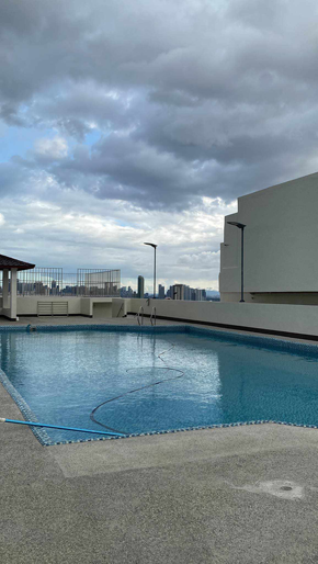 Dormy 593 - 2BR bare unit condo for rent in Quezon City