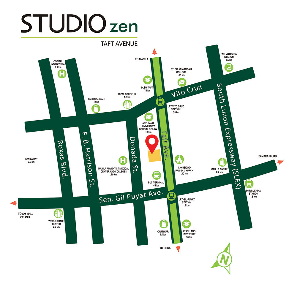 Featured Image of Building, Room, Condo, Dorm at Furnished Studio Unit @ Pasay Taft near DLSU