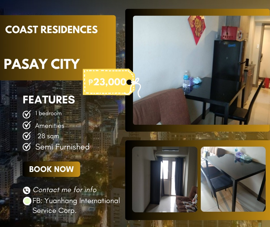 Featured Image of Building, Room, Condo, Dorm at Coast Residences Pasay 1BR