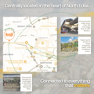 Dormy 532 - Dormitory in North Edsa, QC near LRT and EDSA Carousel Roosevelt