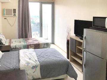 Dormy  35 - Fully Furnished Studio Unit with Balcony in Antel Spa Suites Makati
